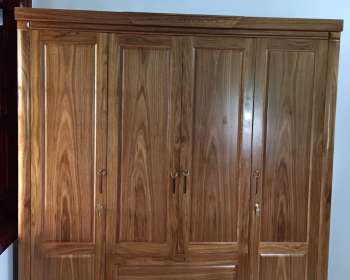 Tủ Quần Áo Gỗ HƯơng Xám Tại Nhà Chị Hiền Ở Tương Dương Nghệ An FB 081